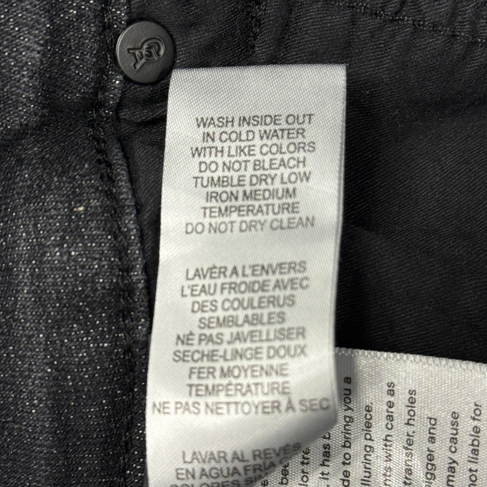 Good American Good Legs Straight Jeans Black Womens 14 /‎ 32 NEW NWT Denim - Picture 14 of 15